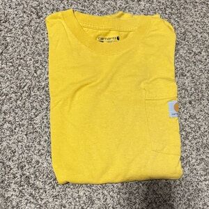 Carhartt Men's Bright Yellow Short Sleeve Tee